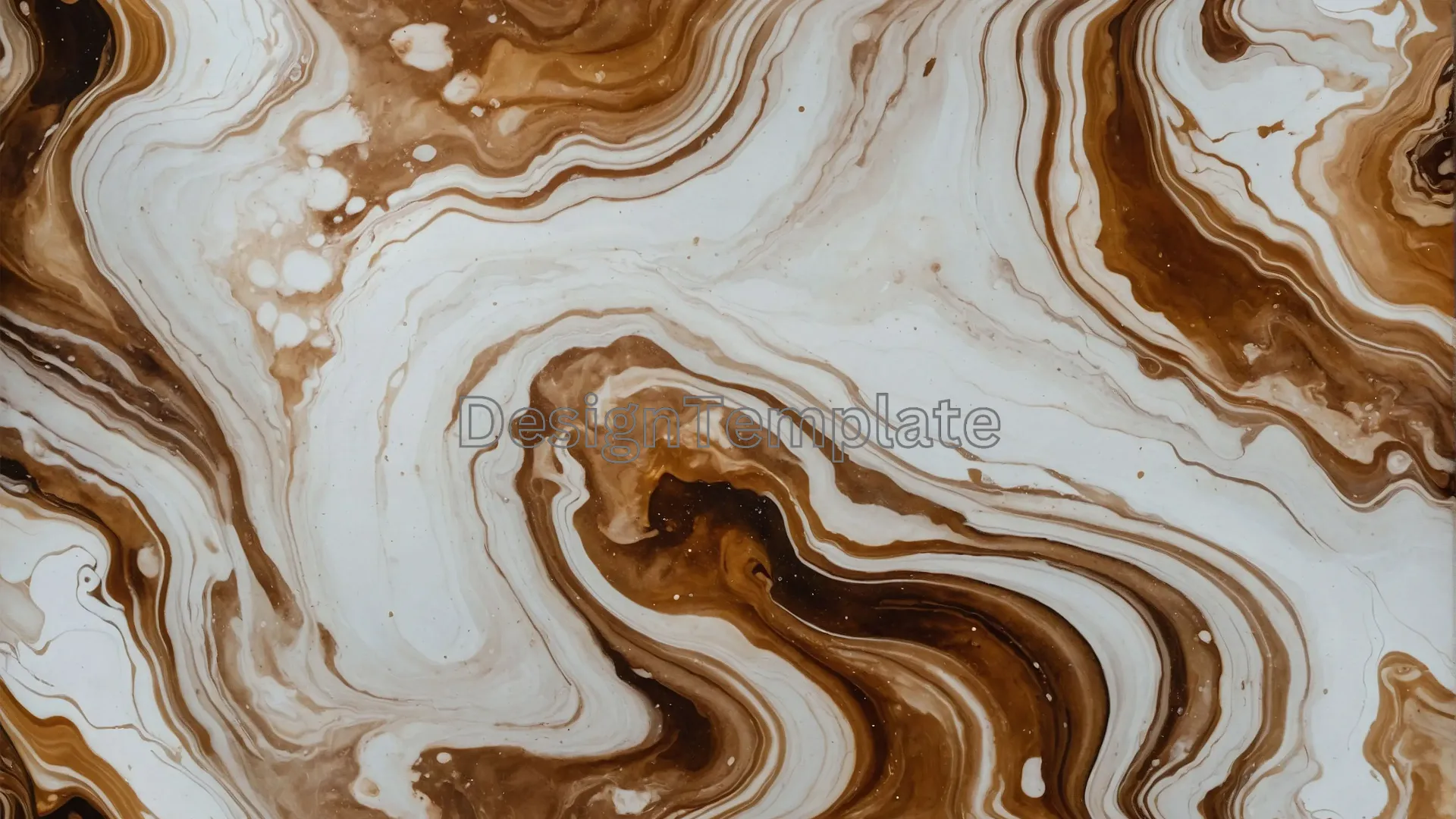 Artistic Brown and White Marble Background image